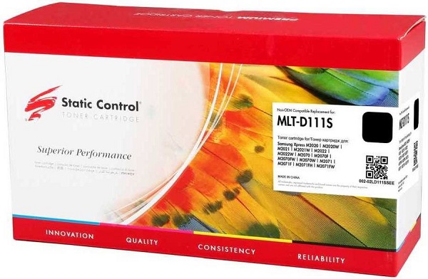 

Картридж Static Control MLT-D111S 002-02LD111SSEE черный (1000стр.) для Samsung Xpress M2022/M2020/M2021/M2020W/M2070, MLT-D111S