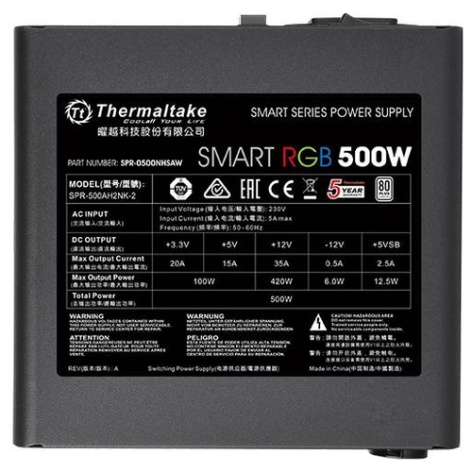 фото Блок питания ATX Thermaltake Smart RGB 500W в Самаре