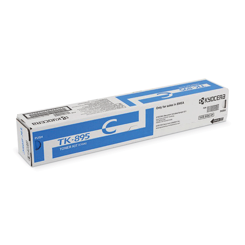 

Тонер-картридж Kyocera TK-895C 1T02K0CNL0 для Kyocera FS-C8020/C8025 cyan 6 000 страниц, TK-895C