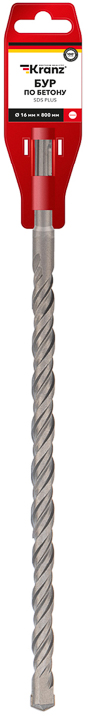 

Бур KRANZ KR-91-0077 по бетону 16x800x740 мм SDS PLUS, KR-91-0077