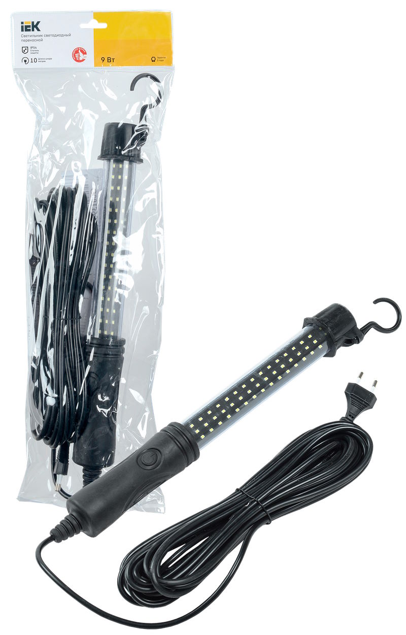 

Светильник IEK LDRO1-2061-09-10-K02 LED переносной ДРО 2061 IP54 шнур 10м черный, LDRO1-2061-09-10-K02