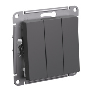 фото Выключатель трехклавишный Systeme Electric ATN001431