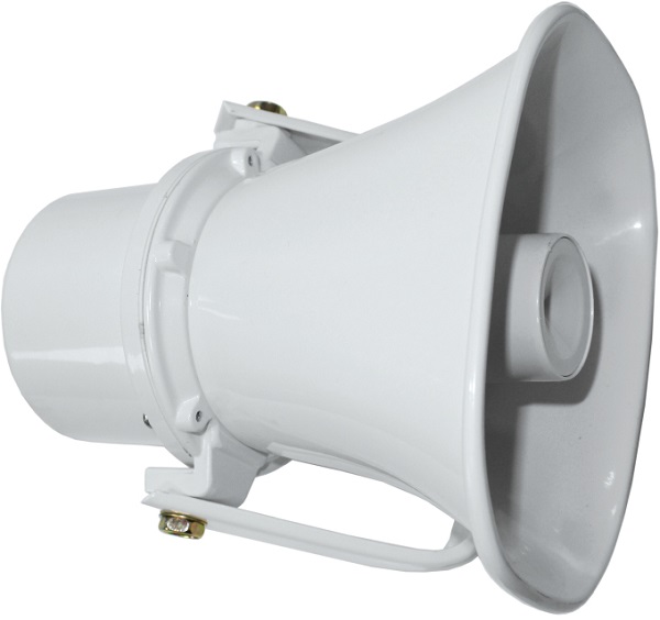 

Громкоговоритель рупорный Тромбон ТН-15 всепогодный, с кронштейном, белый, пластик, 15 Вт, 300-8000 Гц, 110 дБ, IP65, ТН-15