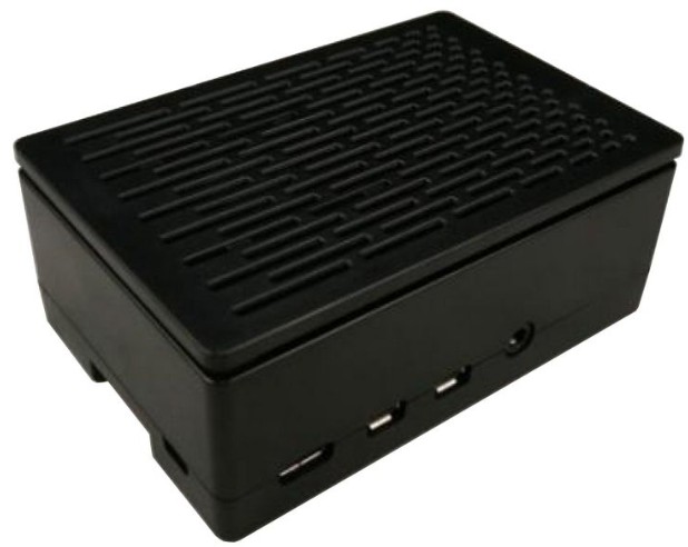 

Корпус ACD RA509 Black ABS Case (Install 3010/3007 Fans or 3.5 Inch Touch Screen), совместим с креплением VESA Mount, for Raspberry PI 4B, RA509