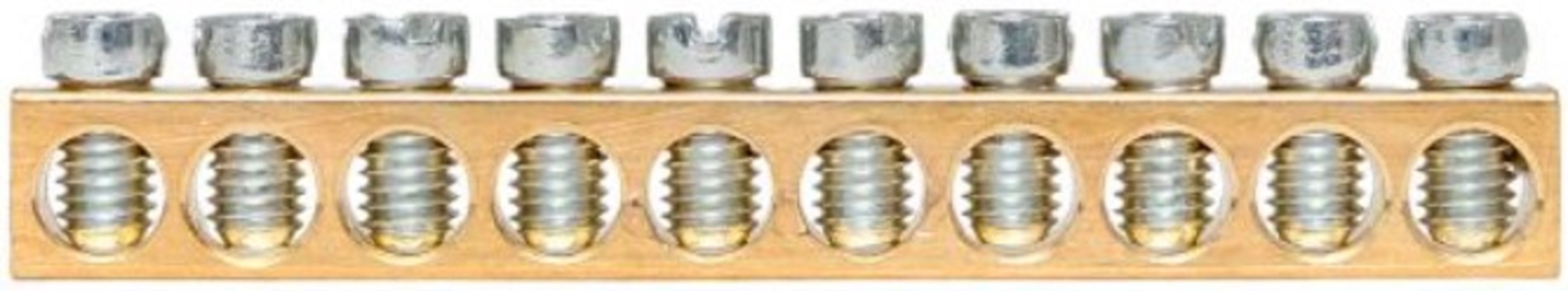 

Шина PEN "земля-ноль" EKF nv-k10 (6х9 мм) 10 отв. для щитов Nova, Unix, Unix65, nv-k10