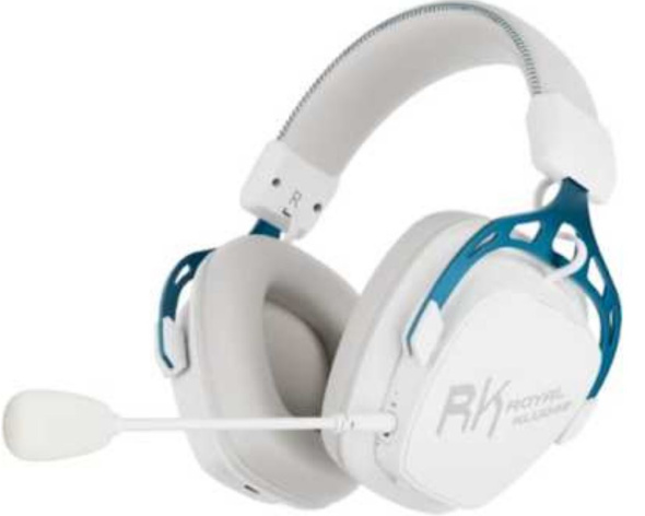 фото Беспроводные наушники Royal Kludge RK HG103, Bluetooth, Проводной, Охватывающие, Белый, [6935280829444] в Ростове-на-Дону