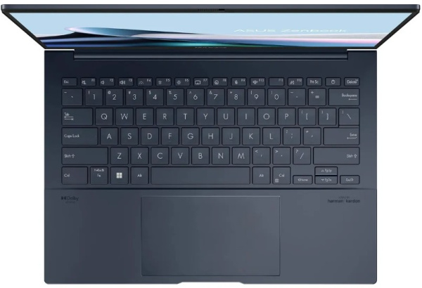 фото Ноутбук  ASUS Zenbook 14 OLED UX3405MA-QD1016 в Красноярске 14 ", Core Ultra 9, 32 Гб RAM, 512 Гб SSD, Arc graphics, Синий