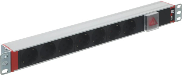 фото Блок розеток 19", 7 розеток ЦМО R-16-7S-V-440-Z в Краснодаре