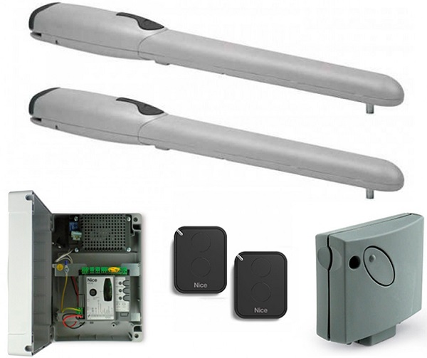 

Комплект NICE WINGO3524KCE привод WG5024 - 2 шт, блок управления MC424L, приемник SMXI, пульт FLO2RE - 2 шт, WINGO3524KCE