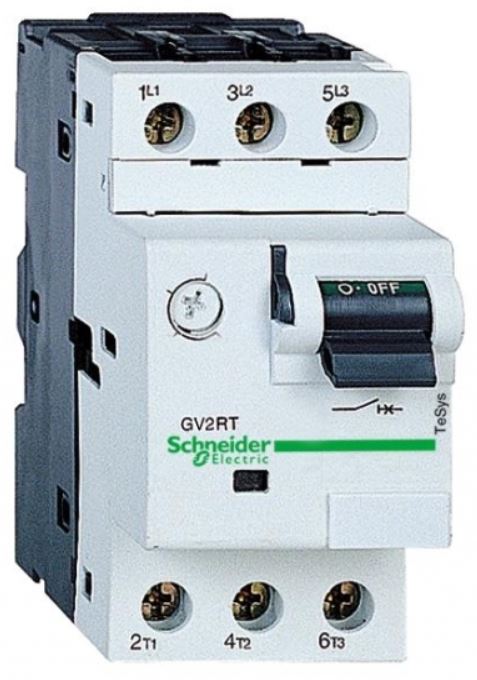 

Автоматический выключатель Schneider Electric GV2RT07 GV2 с комбинированным расцепителем (1,6-2,5А), GV2RT07
