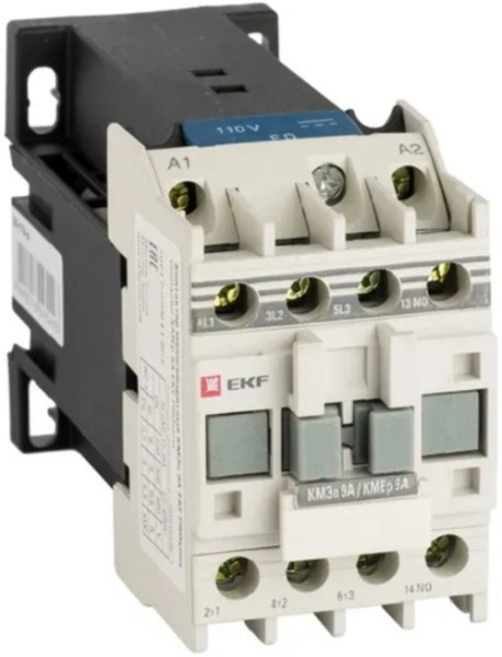 Изображение товара Контактор EKF ctr-s-9-110-p 3 контакта 121 В постоянного тока