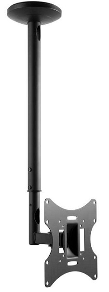 

Кронштейн потолочный Ultramounts UM890 для 23-42", до 30кг, наклон и подъем до 20°, поворот на 90°, от потолка 605-858мм, UM890