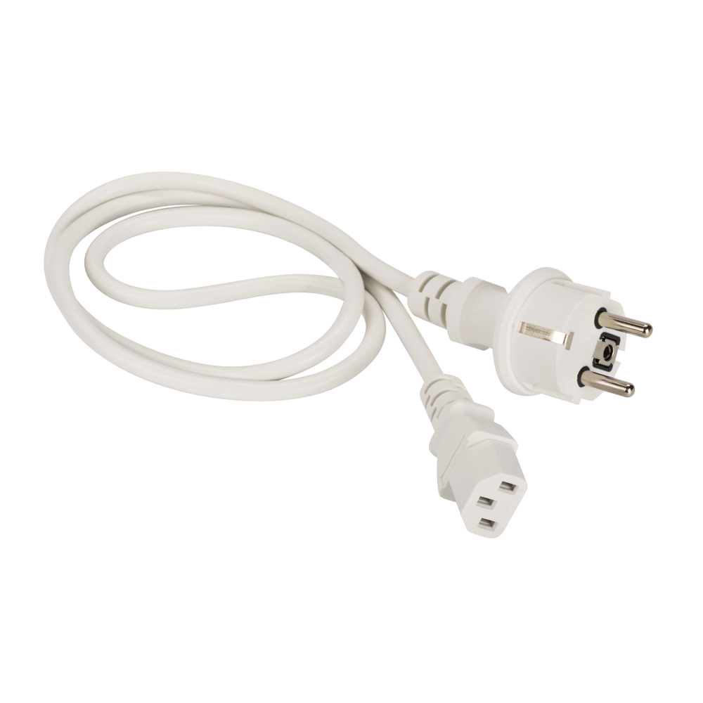 

Кабель питания Lanmaster LAN-PP13/SH-2.0-WH C13-Schuko, 3х0.75, 220В, 10А, белый, 2 метра, LAN-PP13/SH-2.0-WH