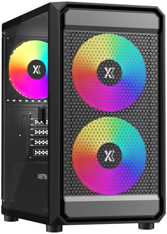 

Корпус mATX Xastra A303M 3ARGB без БП, боковая панель из закалённого стекла, USB 3.0, USB 2.0, A303M 3ARGB