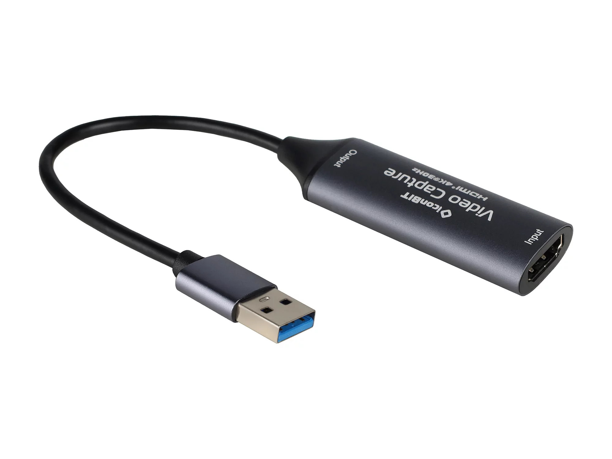

Карта захвата IconBit HS-2513 сигнала HDMI 4К30, USB 3.0, HS-2513