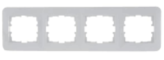 

Рамка Lezard 708-0200-149 Karina Life 4-м горизонт. бел., 708-0200-149