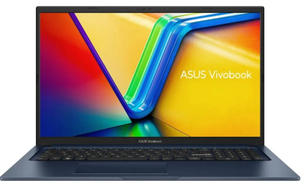 фото Ноутбук  ASUS Vivobook 17 X1704VA-AU853 в Красноярске 17.3 ", Core 5, 16 Гб RAM, 512 Гб SSD, Iris Xe Graphics, Синий