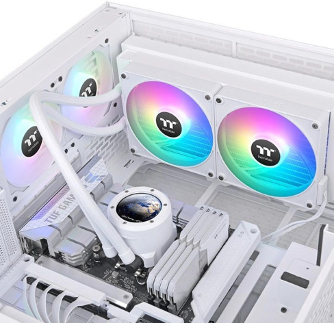 фото Система охлаждения жидкостная Thermaltake TH280 V2 Ultra EX Snow ARGB