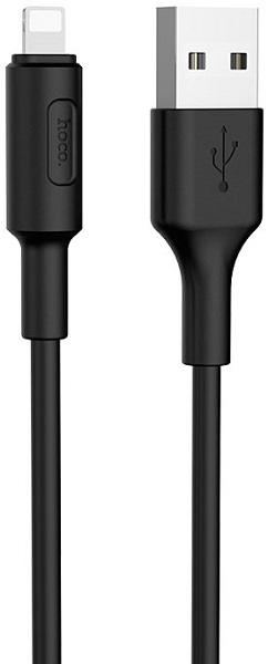 

Кабель Hoco X25 6957531080107 USB 2.0, AM/Lightning M, черный, 1м, X25