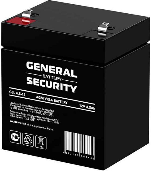 

Аккумулятор General Security GSL4.5-12, GSL4.5-12