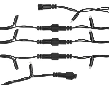 

Гирлянда NEON-NIGHT 315-516 нить 20м (4 модуля x 5м) 200 LED теплый белый черный каучук IP67 постоянное свечение 24В соединяется нужен транс-ор 531-10, 315-516