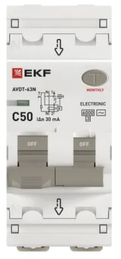 фото Автомат дифференциальный EKF D63N26E50C30 в Челябинске