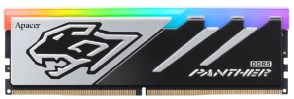 

Модуль памяти DDR5 16GB Apacer Panther RGB AH5U16G56C5229BAA-1 PC5-44800 5600MHz CL40, Panther RGB
