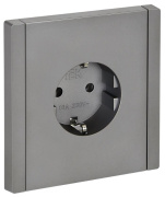 фото Розетка с заземлением IEK FP-R11-16-K46