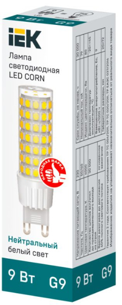 фото Лампа IEK LLE-CORN-9-230-40-G9 в Краснодаре