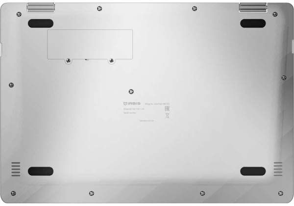 фото Ноутбук  Irbis NB123 11.6 ", Celeron, 4 Гб RAM, 64 Гб eMMC SSD, HD Graphics 500, Серебристый