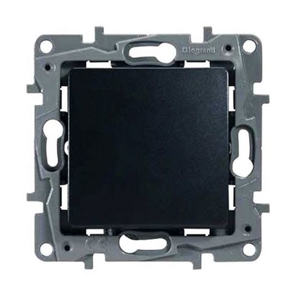 

Переключатель Legrand 672605 Etika - одноклавишный, автоматические клеммы, 10 AX, 250 В~, антрацит, 672605