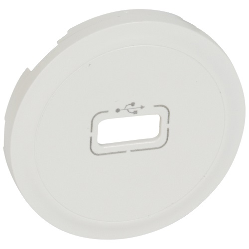 

Панель лицевая Legrand 068253 Celiane - для розетки USB, белая, 068253