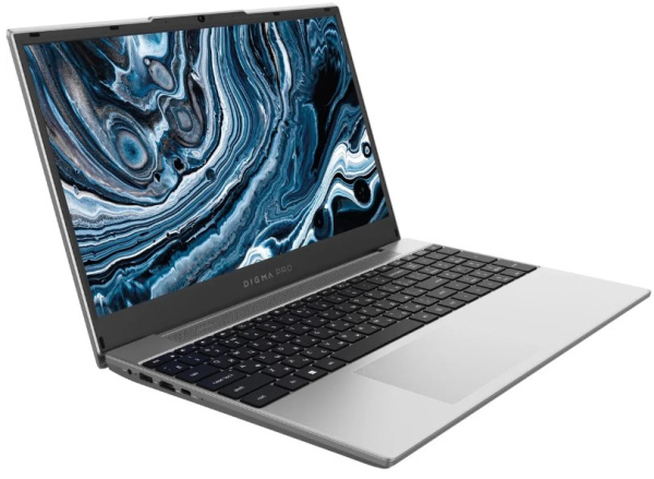 фото Ноутбук  Digma Pro Breve в Омске 15.6 ", Ryzen 5 PRO, 16 Гб RAM, 512 Гб SSD, Radeon Graphics, Серебристый