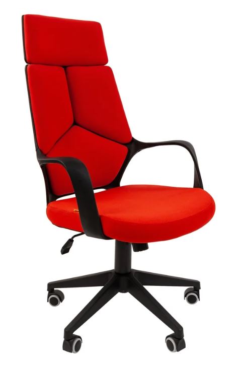 

Кресло офисное Chairman 525 7103576 Россия ткань 26-22 красный, 525