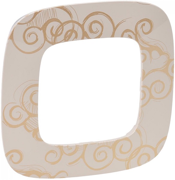 

Рамка Legrand 754351 Valena ALLURE, 1-ая, нарцисс золото, 754351