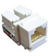 

Механизм Ecoplast 856100 розетки компьютерной RJ-45, кат.5е, UTP модуль (8контакта) LK, 856100