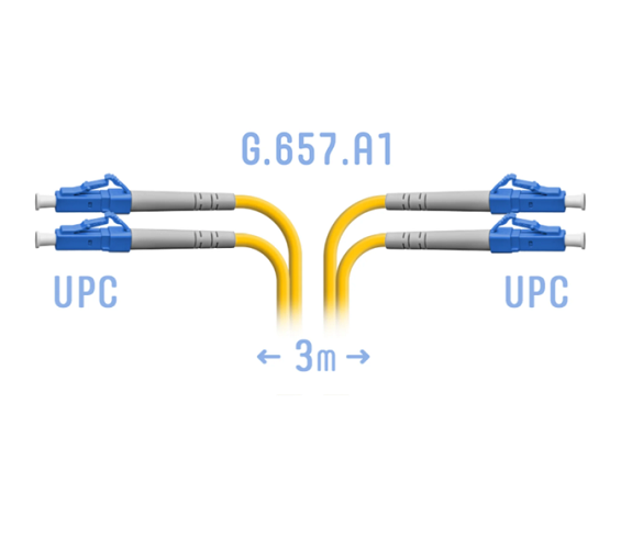 

Кабель патч-корд волоконно-оптический SNR SNR-PC-LC/UPC-DPX-A-3m прямой LC/UPC - LC/UPC, SM (G.657.A1), Duplex, 3 метра, SNR-PC-LC/UPC-DPX-A-3m