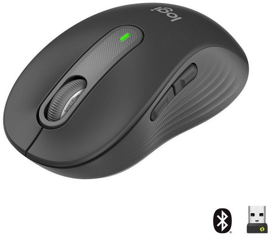 

Мышь Wireless Logitech M650L Signature 910-006236 USB, 4000 dpi, 5 кнопок, оптическая, графитовая, M650L Signature