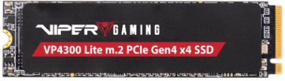 

Накопитель SSD M.2 2280 Patriot Memory VP4300L4TBM28H VP4300 Lite 4TB PCIe Gen4 7400/6000MB/s TBW 2000, VP4300L4TBM28H