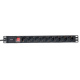 фото Блок розеток 19", 8 розеток EKF TRP-HPD-LS-16A-8SH-2MSH в Уфе