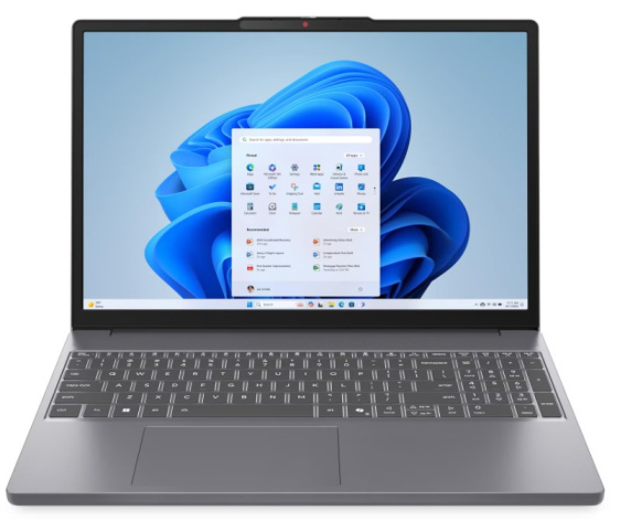 фото Ноутбук Lenovo IdeaPad Slim 3 i5-13420H 15.3" (Intel Core i5, 8Гб DDR5, SSD 512 Гб, UHD Graphics, Без ОС) Серый [83K100P3FU]