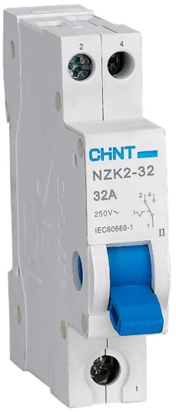 Изображение товара Модульный переключатель серии NZK CHINT 643002 250 В 32 А