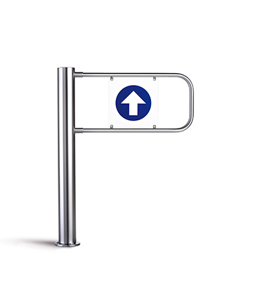 Изображение товара Створка автоматическая PERCo-AG-650 из нержавеющей стали для систем контроля доступа