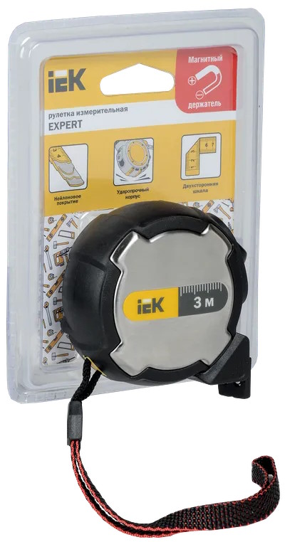 

Рулетка IEK TIR10-2-003 измерительная Expert 3м, TIR10-2-003