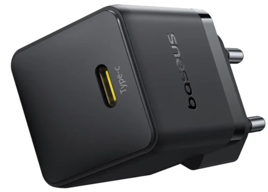 

Зарядное устройство сетевое Baseus Palm P10111602113-01 1C 20W EU Cluster Black (with Cable USB-C to USB-C 60W 1m Cluster Black), Palm
