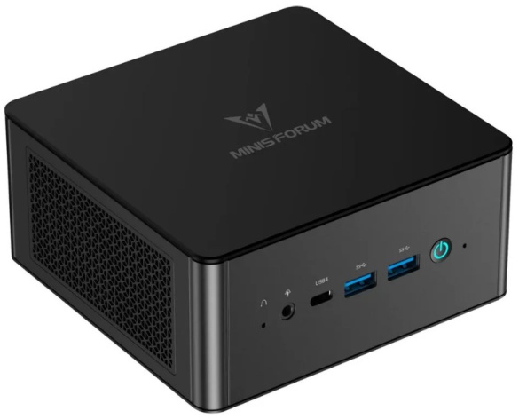 фото Мини ПК Minisforum UM890 Pro (AMD Ryzen 9 8945HS (8/16; 4,0ГГц; 16Мб), 4ГГц, 16ГБ DDR5, SSD 512 Гб, Radeon 780M, Windows 11 Профессиональная) [MF/UM890PRO/8945HS/16/512]