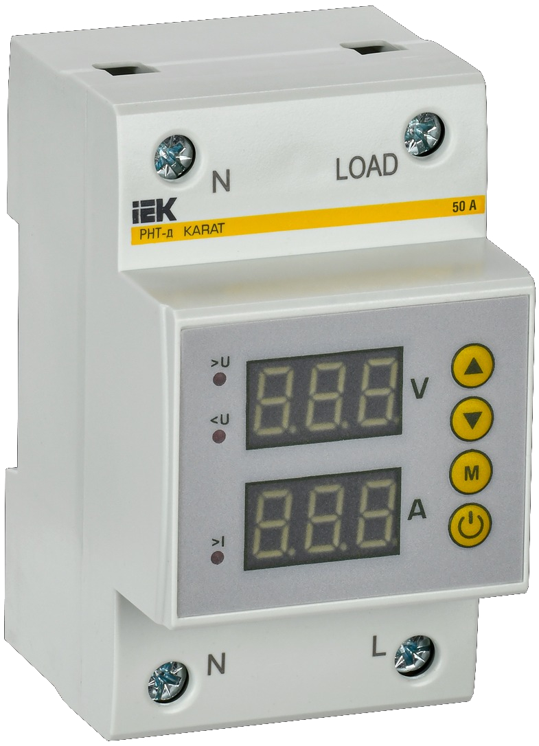 

Реле IEK IVC31-1-50 напряжения и тока РНТ-д однофазное 54мм 50А, IVC31-1-50