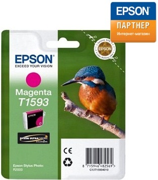

Картридж Epson C13T15934010 для принтера Stylus Photo R2000 пурпурный, C13T15934010