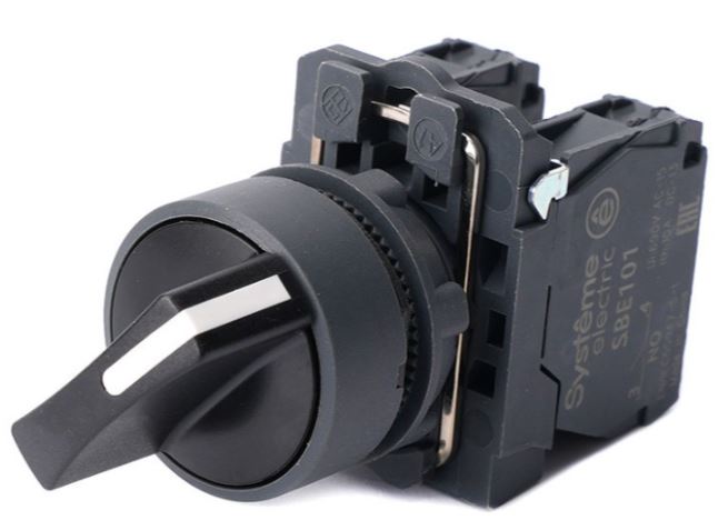 

Переключатель Systeme Electric SB5AD35 SB5 в сборе модульный 22мм 3 позиции с фиксацией 1НО+1НЗ, SB5AD35