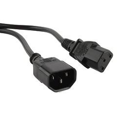 

Кабель питания Hyperline PWC-IEC13-IEC14-1.0-BK монитор-компьютер IEC 320 C13 - IEC 320 C14 (3x0.75), 10A, 1 м, PWC-IEC13-IEC14-1.0-BK